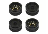 Wheel Set w/Offset - Black Brass 4pcs SCX30