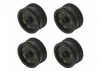 Wheel Set w/Offset - Black Brass 4pcs SCX30
