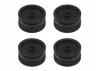 Wheel Set w/Offset - Black Brass 4pcs SCX30