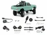 4 Wheels Steer conversion - Black Aluminium - SCX30
