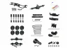 6 WD conversion - Black Aluminium - SCX30