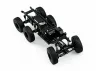 6 WD conversion - Black Aluminium - SCX30