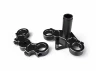 Aluminium Triple Clamp Set - Promoto - Black