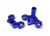 Aluminium Triple Clamp Set - Promoto - Blue