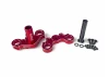 Aluminium Triple Clamp Set - Promoto - Red ** CLEARANCE **