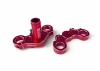 Aluminium Triple Clamp Set - Promoto - Red ** CLEARANCE **