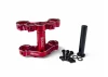 Aluminium Triple Clamp Set - Promoto - Red ** CLEARANCE **