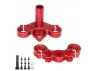 Aluminium Triple Clamp Set - Promoto - Red