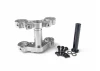 Aluminium Triple Clamp Set - Promoto - Silver