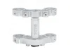 Aluminium Triple Clamp Set - Promoto - Silver