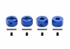 Aluminium Hex Drive (4) - Blue - Traxxas Mini MAXX