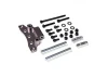 GMade Front Upper Link Mount (Titanium Grey) For Gs01 Axle