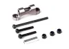 GMade Rear Upper Link Mount (Titanium Grey) For GS01 Axle