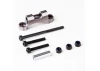 GMade Rear Upper Link Mount (Titanium Grey) For Gs01 Axle