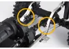 GMade Metal Spacers For GS01 4-Link Suspension Kit