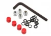 GMade 1.9 Rh01 Wheel Hubs (Red) (4)