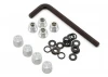 GMade 1.9 Rh01 Wheel Hubs (Silver) (4)
