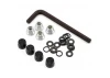 GMade 1.9 Rh01 Wheel Hubs (Black) (4)