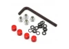 GMade 1.9 Rh02 Wheel Hubs (Red) (4)