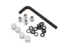 GMade 1.9 RH03 Wheel Hubs (Silver) (4)