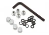 GMade 1.9 Rh03 Wheel Hubs (Silver) (4)