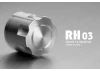 GMade 1.9 Rh03 Wheel Hubs (Silver) (4)