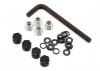 GMade 1.9 Rh03 Wheel Hubs (Black) (4)