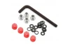 GMade 1.9 Rh04 Wheel Hubs (Red) (4)