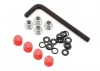 GMade 1.9 Rh04 Wheel Hubs (Red) (4)