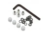 GMade 1.9 Rh04 Wheel Hubs (Silver) (4)