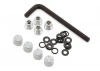 GMade 1.9 Rh04 Wheel Hubs (Silver) (4)