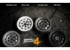 GMade 1.9 SR02 Beadlock Wheels (Semi Gloss Silver) (2)