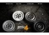 GMade 1.9 SR03 Beadlock Wheels (Gloss White) (2)