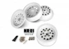 GMade NR01 1.9 Inch Beadlock Wheels - White (2)