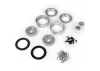 GMade 1.9 Ar04 5-Lug Aluminium Beadlock Wheels (Silver) (2)