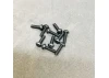 M3 x 10mm Button Head Alloy Screw - Black (10)