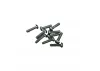 M3 x 12mm Button Head Alloy Screw - Black (10)