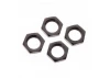 ARAC9763 ARRMA Wheel Nut Aluminium 17mm Black (4)