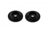 ARAC9691 Arrma CNC Aluminium Wing Buttons (Black) (2Pcs)