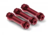 ARAC9694 Arrma CNC Aluminium Wing Posts (Red) (2Pcs)