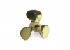 Brass Propeller (Classic) - 3 Blade - 30mm - M4 - LH