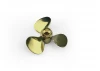 Brass Propeller (Classic) - 3 Blade - 30mm - M4 - LH