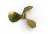 Brass Propeller (Classic) - 3 Blade - 60mm - M4 - LH