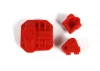 Axial AR44 Differential Cover and Link Mounts (Red)
