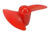 2 Bladed 35mm Waterscrew Red Nylon M4 LH