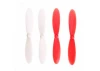 Hubsan X4D Spare Propellors (Red/White)