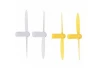 Hubsan Q4 Nano Spare Propellors (Pack of 4) - White/Yellow ** CLEARANCE **