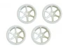 Hyper Mini ST 6-Spoke Wheel Set White (4)