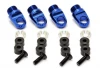 Hobao DC-1 CNC Aluminium Shock Caps W/Gasket (4)