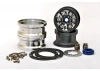 Hobao DC-1 CNC Aluminium. Beadlock 1.9 6-Spoke Wheels Black (2)